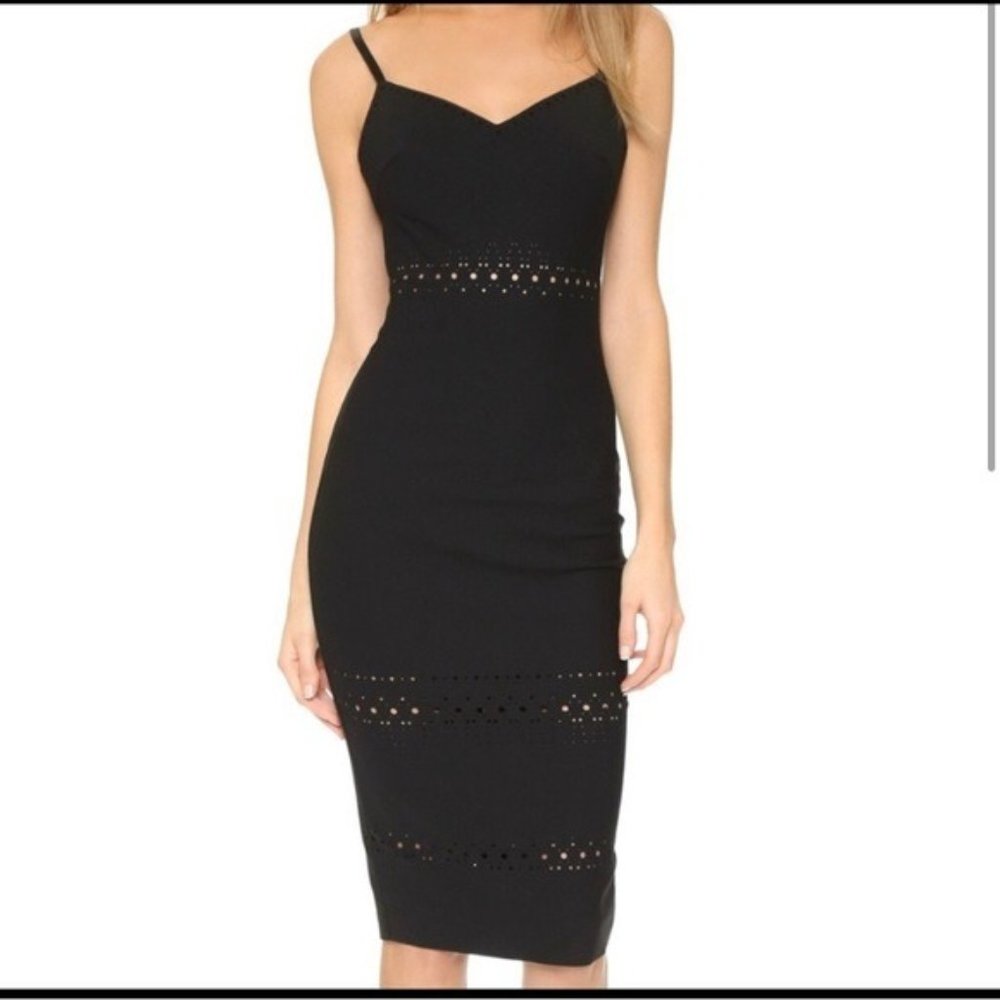 Elizabeth & James Maria Laser Cut Dress Size 0